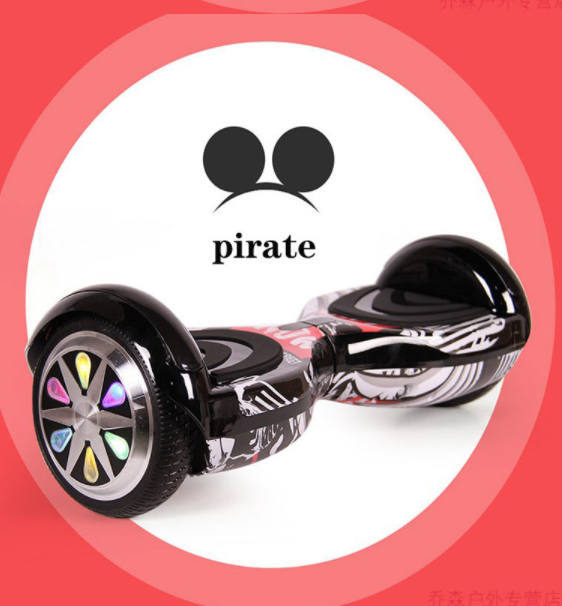xe điện cân bằng 6.5 inch x2 màu hai tac pirate hoverboard
