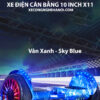 xe điện cân bằng 10 inch x11 vân xanh 2