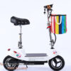 xe dap dien mini banh 10 inch trang