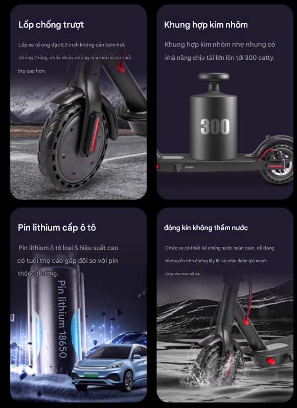 Thông số scooter đẳng cấp
