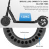 Lốp xuồng, lốp drift, lốp scooter có lỗ, lốp tổ ong 200x50 mm, lốp xe đặc giảm sóc, chống trơn trượt - Ảnh 4